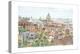 Rome, overview from the Borghese Gardens, 2013-Anthony Butera-Premier Image Canvas