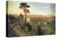 Rome, Sunset from the Convent of San Onofrio on Mount Janiculum, 1856-David Roberts-Premier Image Canvas