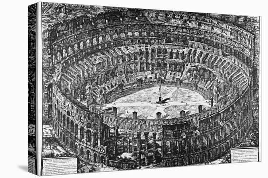 Rome, the Colosseum, C.1774-78-Giovanni Battista Piranesi-Premier Image Canvas