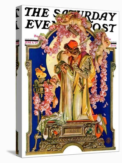 "Romeo and Juliet," Saturday Evening Post Cover, June 8, 1929-Joseph Christian Leyendecker-Premier Image Canvas