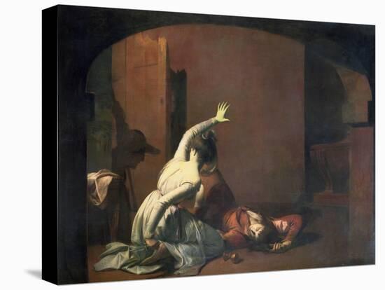Romeo and Juliet: the Tomb Scene, "Noise Again! Then I"Ll be Brief," Exh. 1790-Joseph Wright of Derby-Premier Image Canvas