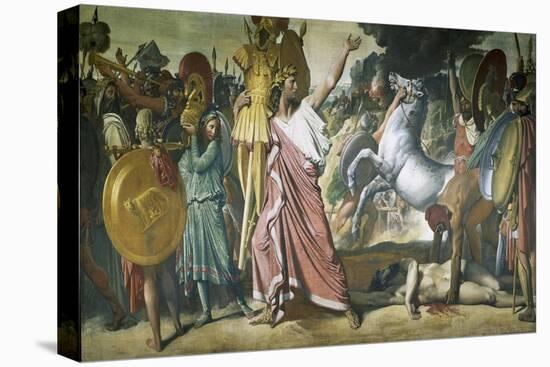 Romulus as Conqueror of King Acros, 1811-1812-Jean-Auguste-Dominique Ingres-Premier Image Canvas