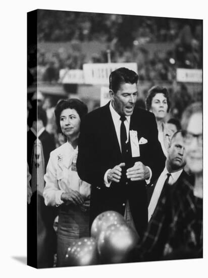 Ronald Reagan During the 1964 Repub. Convention-Ralph Crane-Premier Image Canvas