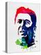 Ronald Reagan Watercolor-Lora Feldman-Stretched Canvas