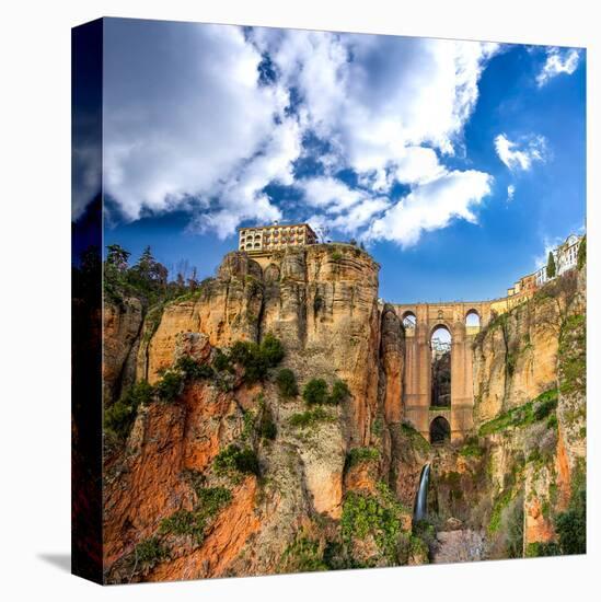 Ronda Village Andalusia Spain-null-Stretched Canvas