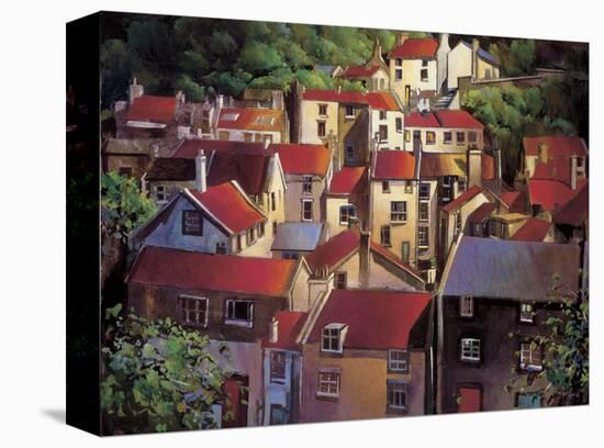 Rooftops II-Michael O'Toole-Stretched Canvas