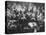 Room Full of Men Smoking During Pipe Smoking Contest-Yale Joel-Premier Image Canvas