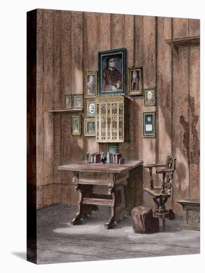 Room of Martin Luther (1483-1546) at Wartburg-null-Premier Image Canvas