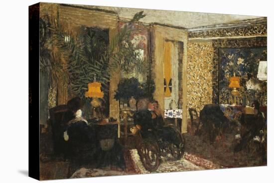 Room with Three Lamps, Rue St. Florentin-Edouard Vuillard-Premier Image Canvas