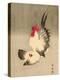 Rooster and Hen-Bairei Kono-Premier Image Canvas