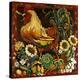 Rooster Harvest-Suzanne Etienne-Stretched Canvas