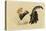 Rooster, Hen, and Chicks, Meiji Era, 1870-79-Shibata Zeshin-Premier Image Canvas