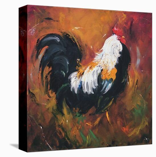 Rooster, no. 503-Roz-Stretched Canvas