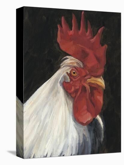 Rooster Portrait I-null-Stretched Canvas