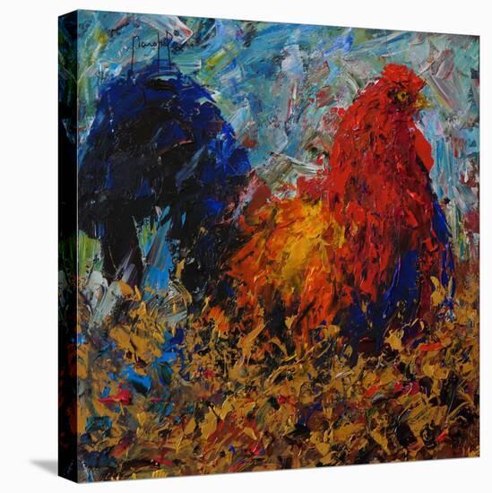 Rooster-Joseph Marshal Foster-Stretched Canvas