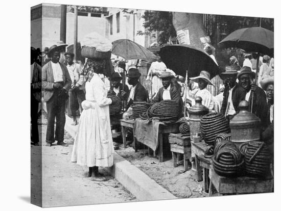 Rope Tobacco Sellers, Jamaica, C1905-Adolphe & Son Duperly-Premier Image Canvas