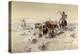 Roping the Longhorns-Charles Marion Russell-Premier Image Canvas