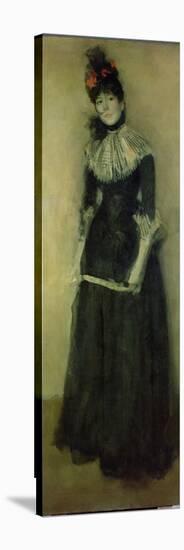 Rose Et Argent: La Jolie Mutine, C.1890 (Oil on Canvas)-James Abbott McNeill Whistler-Premier Image Canvas