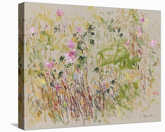 Rose Garden-Lilia Orlova Holmes-Stretched Canvas