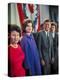 Rose Kennedy, Jackie Peter Behind Her on Morning After Election Day-Paul Schutzer-Premier Image Canvas