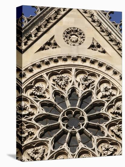 Rose Window on South Facade, Notre Dame Cathedral, Paris, France, Europe-Godong-Premier Image Canvas