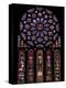 Rose Window, Stained Glass Windows in North Transept, Chartres Cathedral, UNESCO World Heritage Sit-Nick Servian-Premier Image Canvas