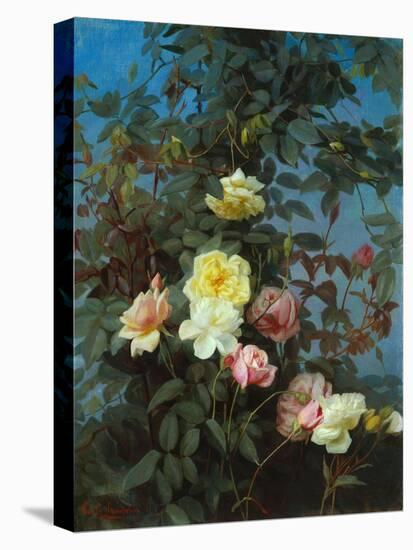 Roses, 1880-George Cochran Lambdin-Premier Image Canvas