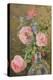 Roses, Convolvulus and Delphiniums-James Holland-Premier Image Canvas