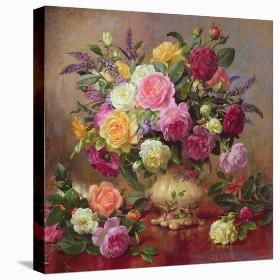 Roses from a Victorian Garden-Albert Williams-Premier Image Canvas