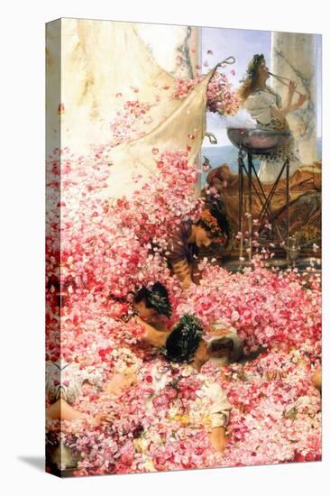 Roses of Heliogabalus-Sir Lawrence Alma-Tadema-Stretched Canvas