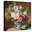 Roses, Pansies and Other Flowers in a Vase-Albert Williams-Premier Image Canvas