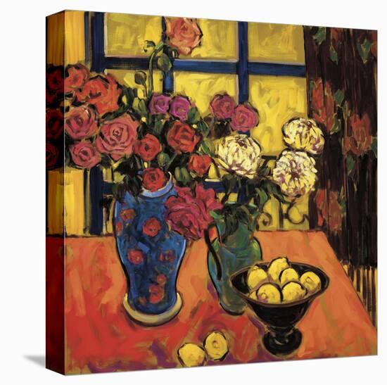 Roses-Jae Dougall-Stretched Canvas