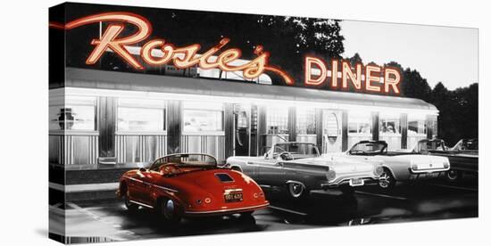 Rosie's Diner #5-Robert Gniewek-Stretched Canvas