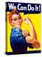 Rosie the Riveter Vintage War Poster from World War Two-Stocktrek Images-Premier Image Canvas