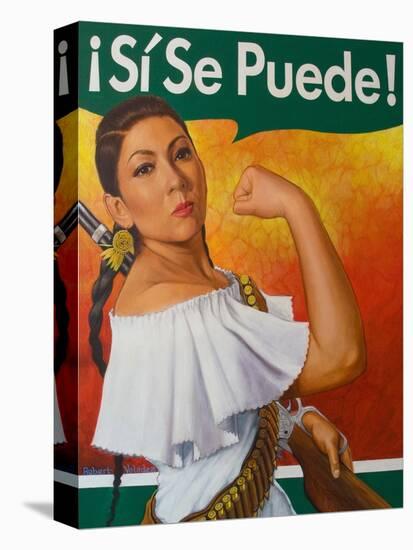 Rosita (¡Sí Se Puede!)-Robert Valadez-Stretched Canvas