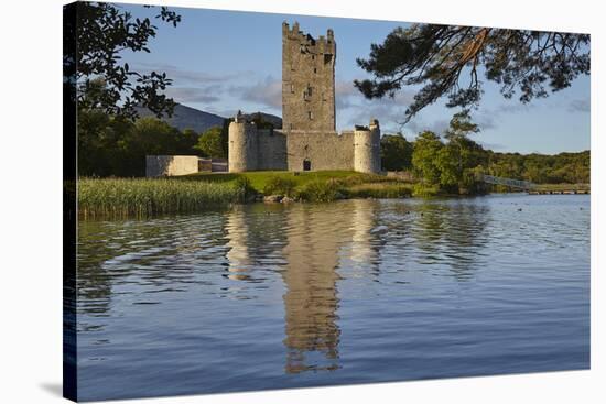 Ross Castle, on the shore of Lough Leane, Killarney National Park, Killarney, County Kerry, Munster-Nigel Hicks-Premier Image Canvas