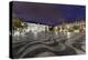 Rossio Square, Night Photography, Lisbon, Portugal-Axel Schmies-Premier Image Canvas