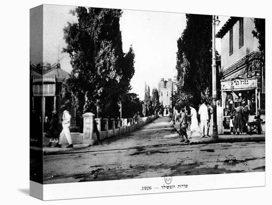 Rothschild Boulevard, Tel Aviv, Israel, 1926-null-Premier Image Canvas