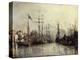 Rotterdam Harbour-Johan Barthold Jongkind-Premier Image Canvas