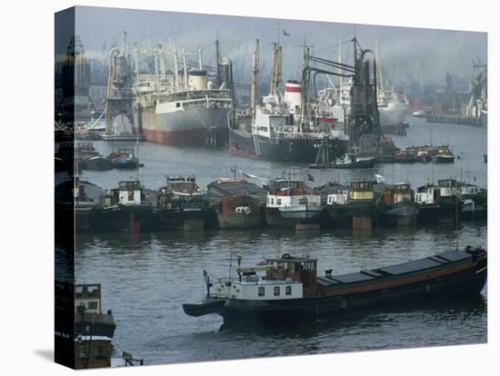 Rotterdam Port, Holland, Europe-Woolfitt Adam-Premier Image Canvas