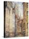 Rouen, a Street by the Church; Rouen, Rue Avec L'Eglise, C.1920-Gustave Loiseau-Premier Image Canvas