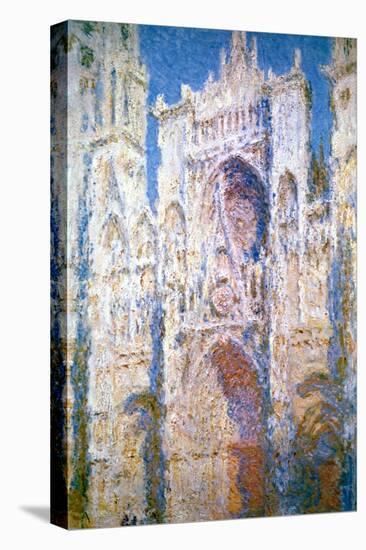 Rouen Cathedral, Harmony in Blue and Gold, 1894-Claude Monet-Premier Image Canvas