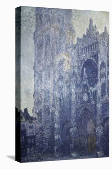 Rouen Cathedral, the Portal and the Tower of Saint-Romain, Morning Effect, Harmony in White-Claude Monet-Stretched Canvas