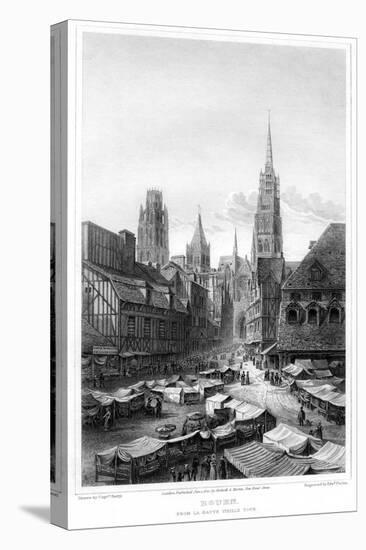 Rouen, from La Haute Vieille Tour, 1820-Edward Finden-Premier Image Canvas