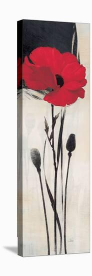 Rouge Floral 1-Ivo-Stretched Canvas