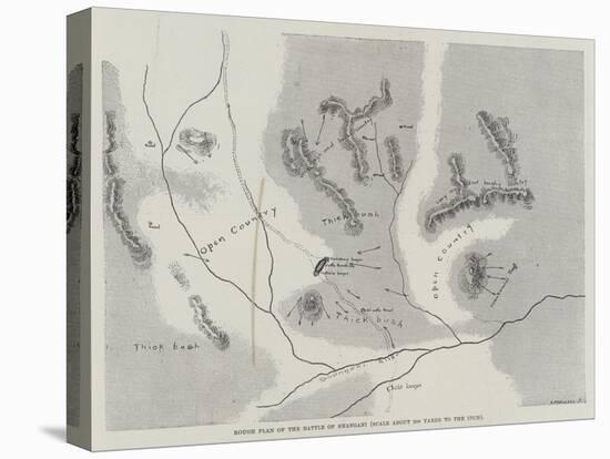 Rough Plan of the Battle of Shangani-null-Premier Image Canvas