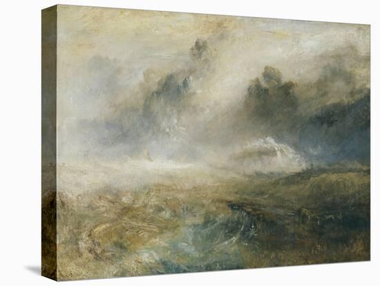 Rough Sea with Wreckage-J. M. W. Turner-Premier Image Canvas