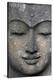 Rough Stone Buddha Face-null-Stretched Canvas