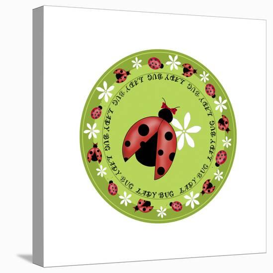 Round Lady Bug-Maria Trad-Premier Image Canvas