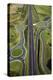 Roundabouts and Upper Harbour Motorway, Hobsonville, Auckland, North Island, New Zealand-David Wall-Premier Image Canvas